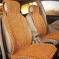 Natural Wood Beaded Car Seat Cover Cush D49624