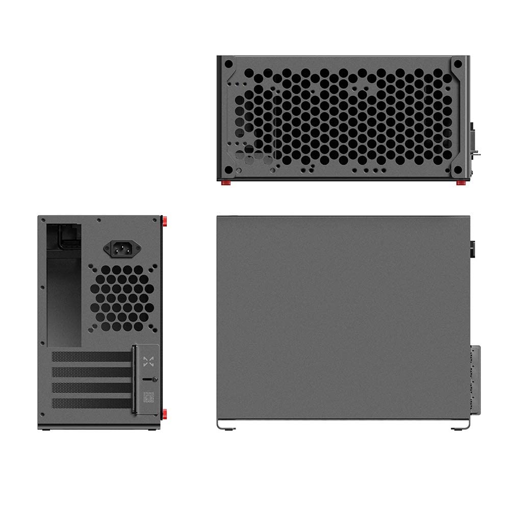Dark Gray Aluminum Tempered Glass PC Case G4908