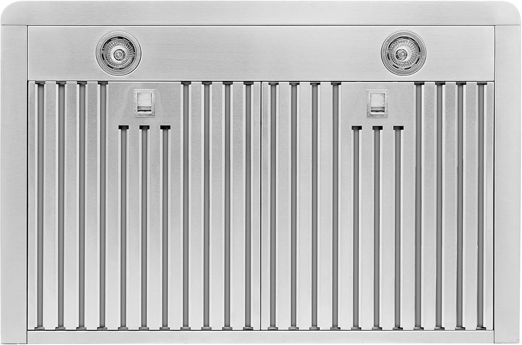30 Inch Under Cabinet Stainless Steel Range Hood with Baffle Filters W626