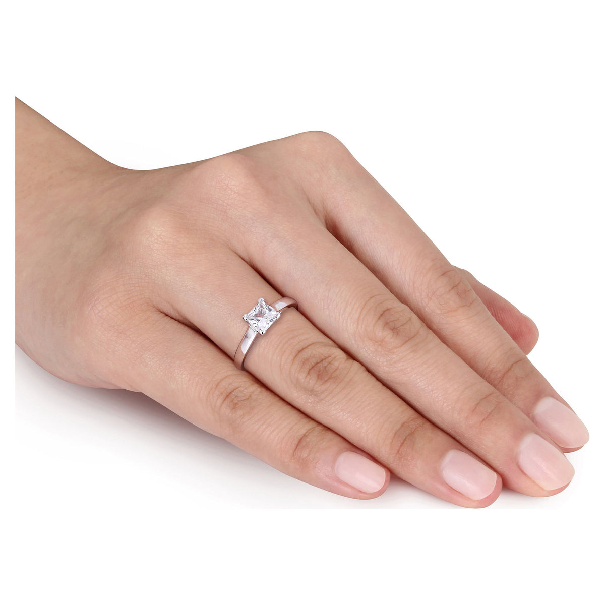 10kt White Gold Solitaire Engagement Ring F759565