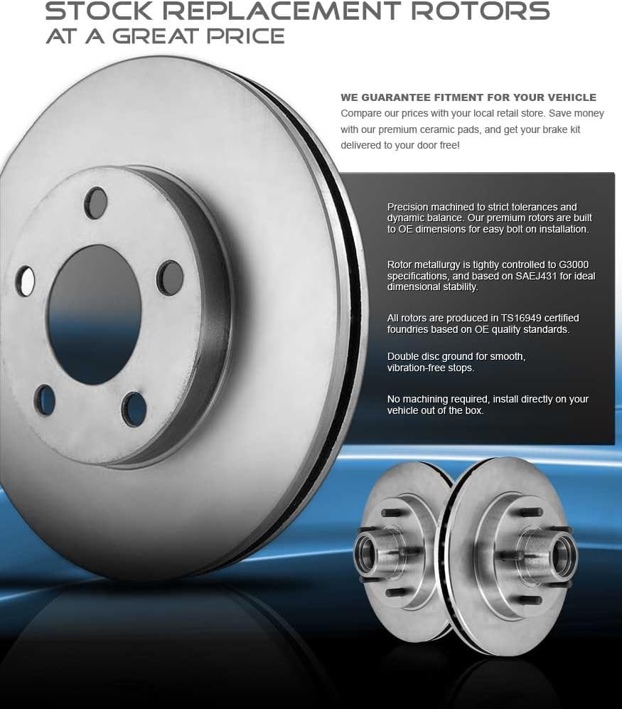 Brake Rotors and Metallic Brake Pads Kit L322