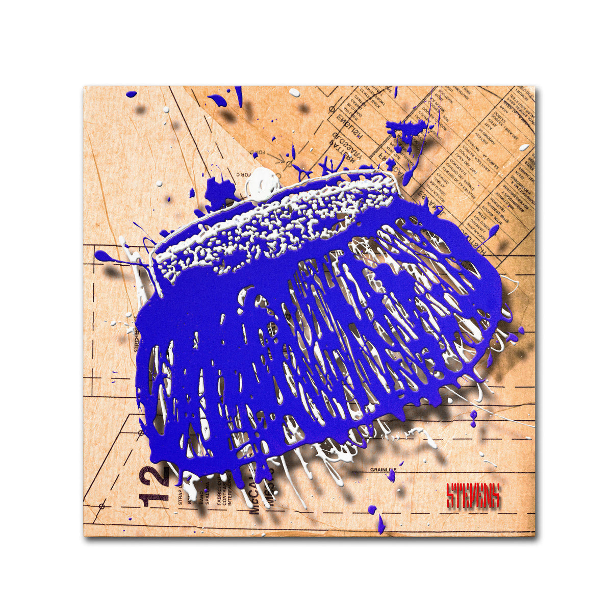 Blue Canvas Art G73303