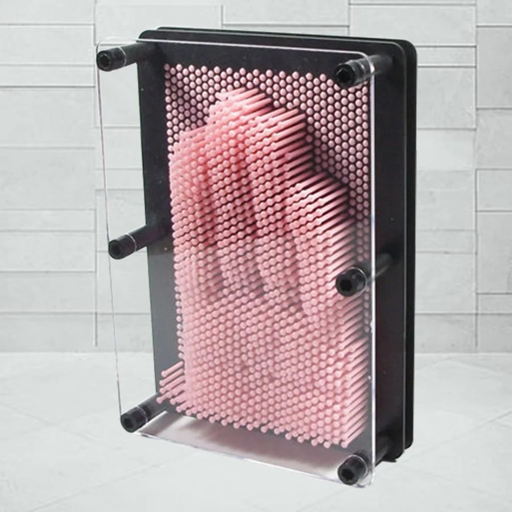 Large Size Pink 3-Dimensional Pin Art Board Toy X594482