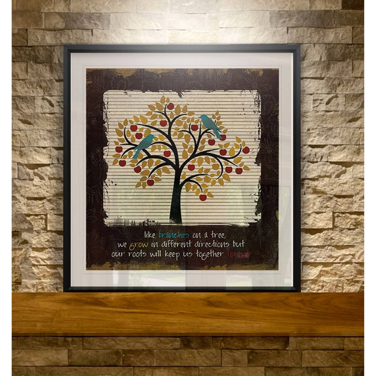 Framed Giclee Print 32x32 T134