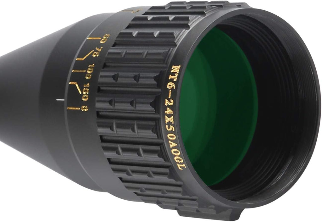 6-24x50 Scope Red/Green/Blue Illuminated Reticle H4066