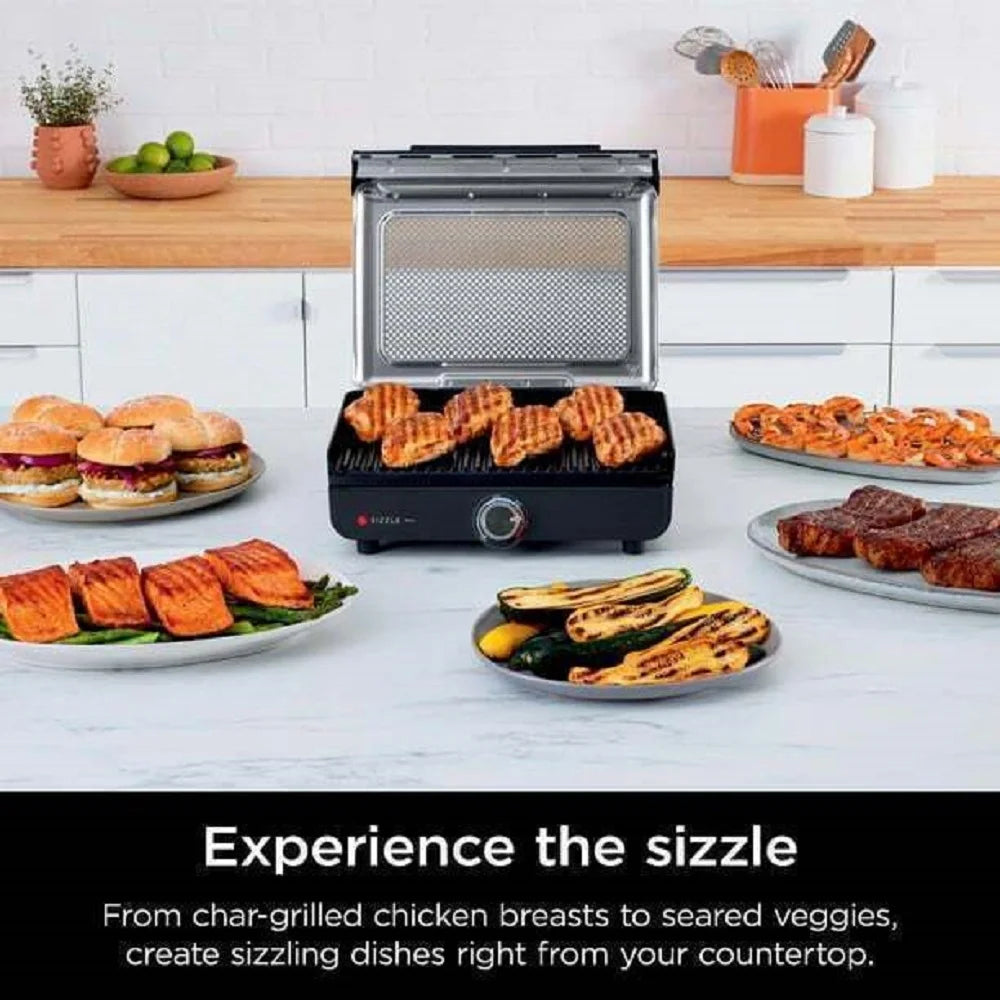 Smokeless Indoor Grill with Nonstick Grill Plate Z97324