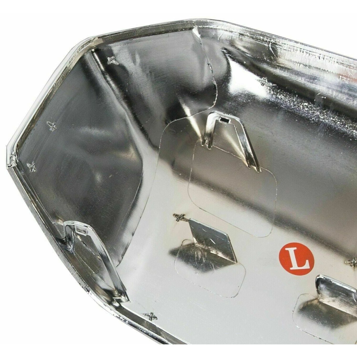 Chrome Pair Top Mirror Covers Caps F913