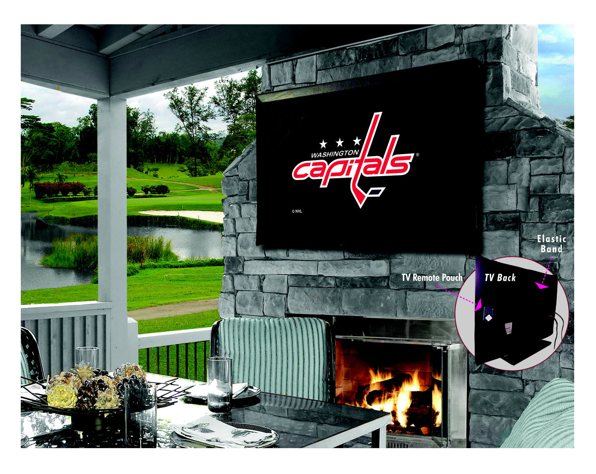 Washington Capitals Breathable Water Resistant Vinyl TV Cover W809571