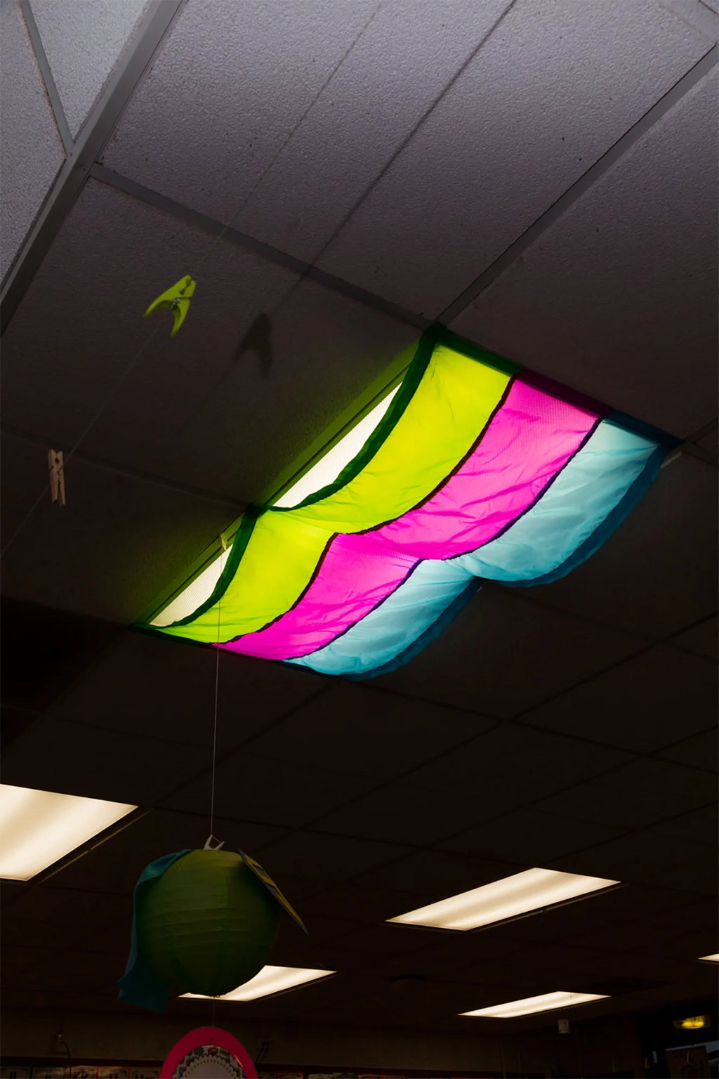 Striped Polyester Lighting Cover (Set of 4) R9283