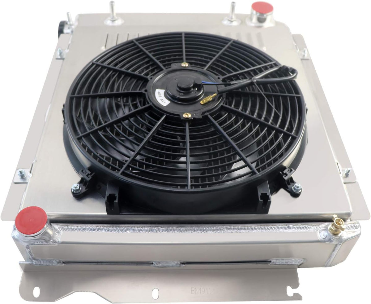 4 Row All Aluminum Radiator with Shroud Fan Y81130