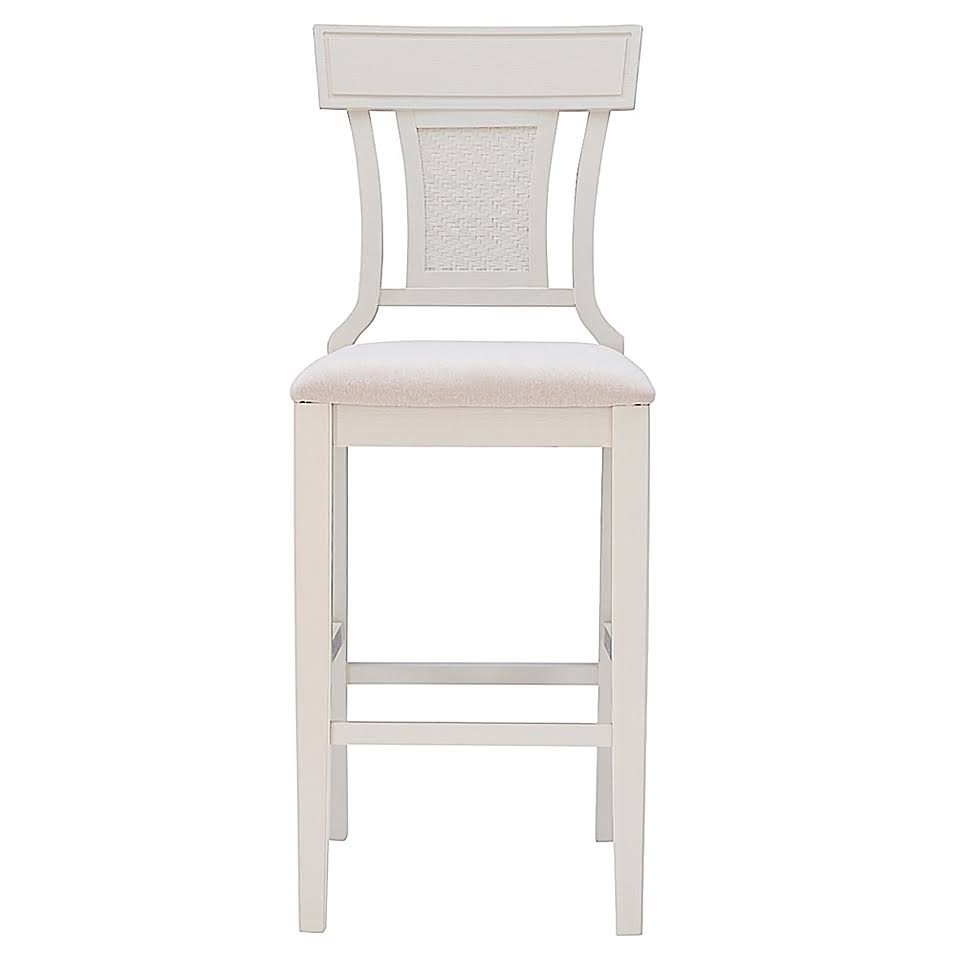 White Bar Stool K86826