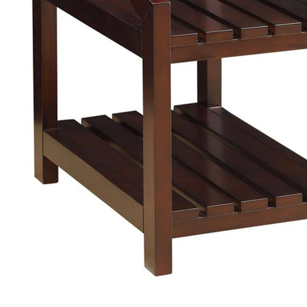 Espresso Side Table with USB A4413