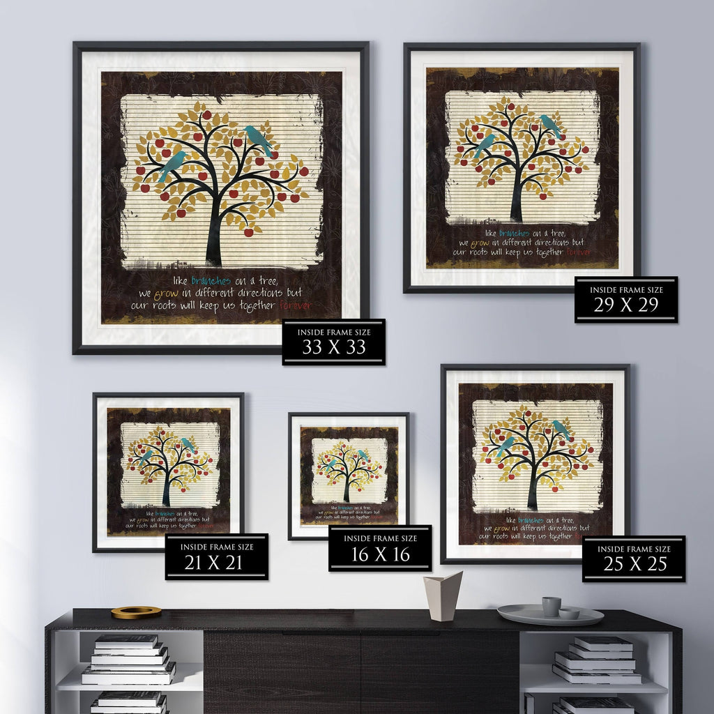 Framed Giclee Print 32x32 T134
