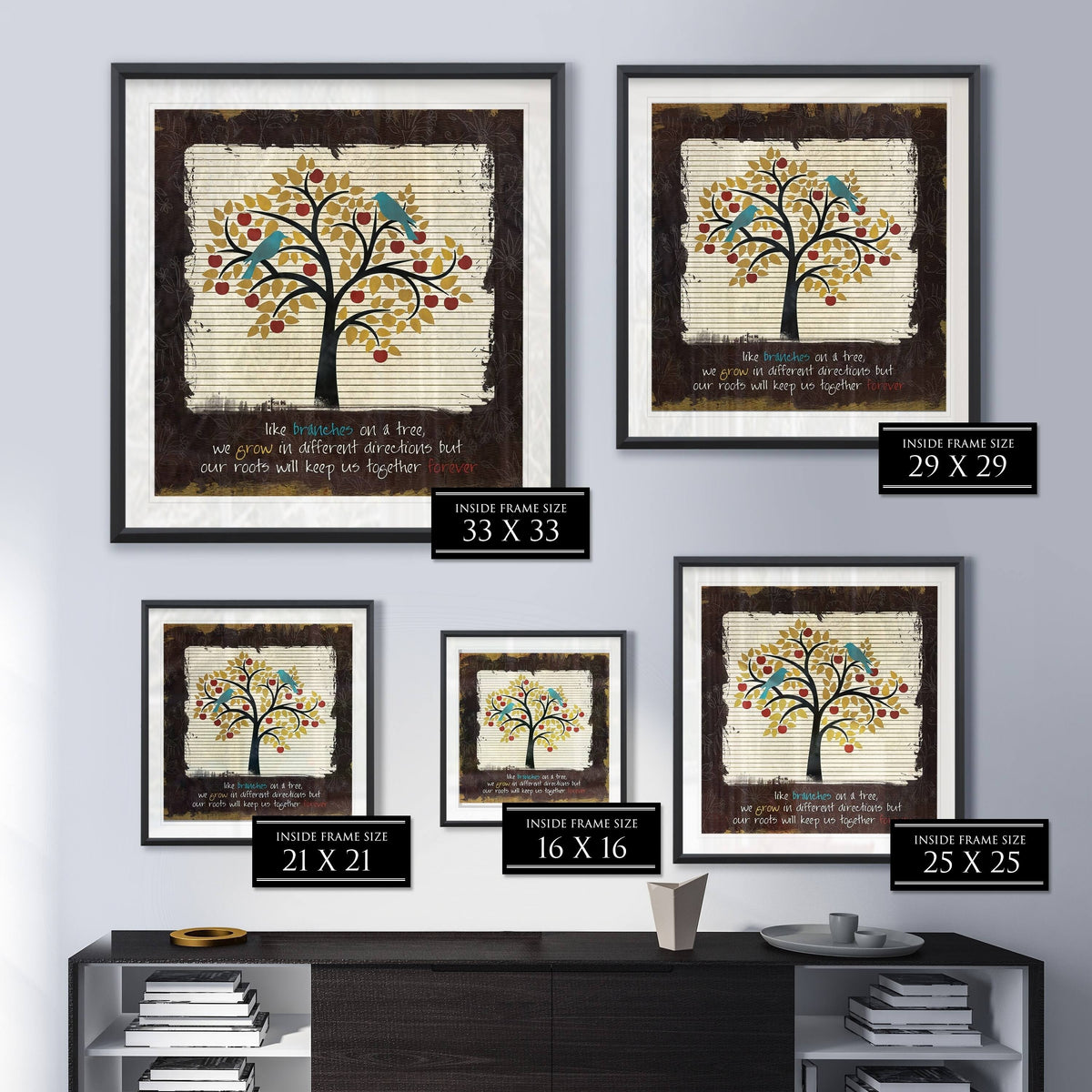 Framed Giclee Print 32x32 T134