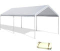 White Tarp Top Canopy Replacement Cover U3593