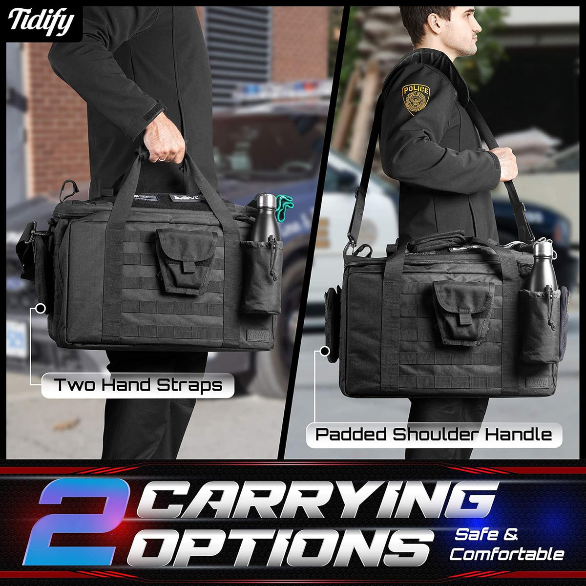 Tactical Bag Car Seat Organizer with Laptop Storage S245674