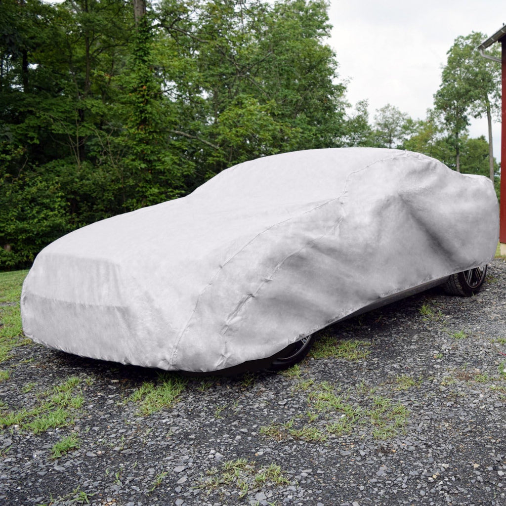 Gray Water-Resistant Car Cover K739