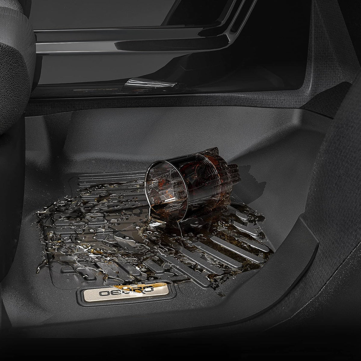 Black TPE Floor Liners Set D90875