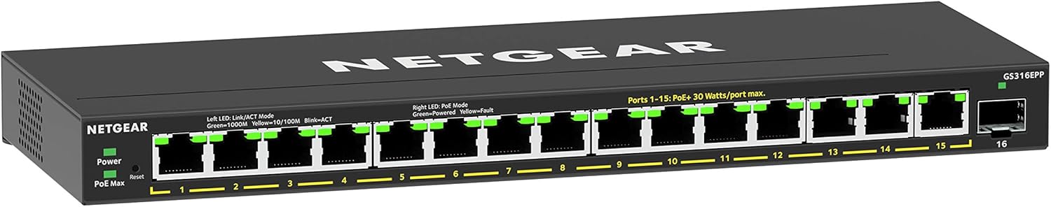 5-Port Gigabit Ethernet Unmanaged PoE Switch with 4 x PoE+ @ 83W Q5298