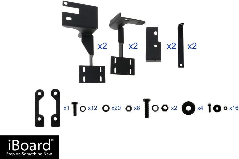 Black 4 Running Board Side Step L16566