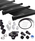 Solar Swimming Pool Heater Complete System with Roof Kits T90166