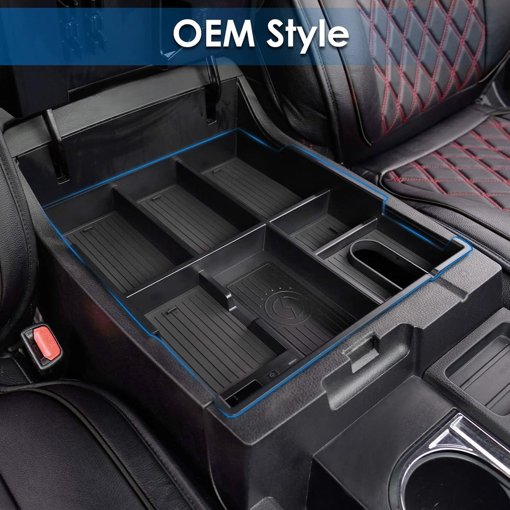 Wireless Charger Center Console Organizer Tray for Toyota Tundra 2014-2021 L5627