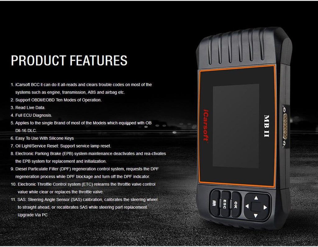 Professional Diagnostic Tool Scanner for Mercedes Benz Sprinter Smart I9655