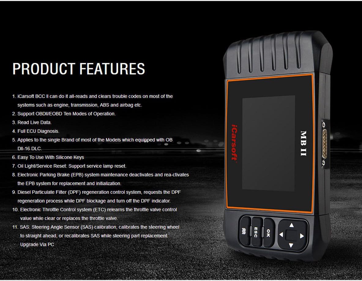 Professional Diagnostic Tool Scanner for Mercedes Benz Sprinter Smart I9655